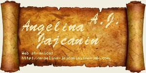 Angelina Jajčanin vizit kartica